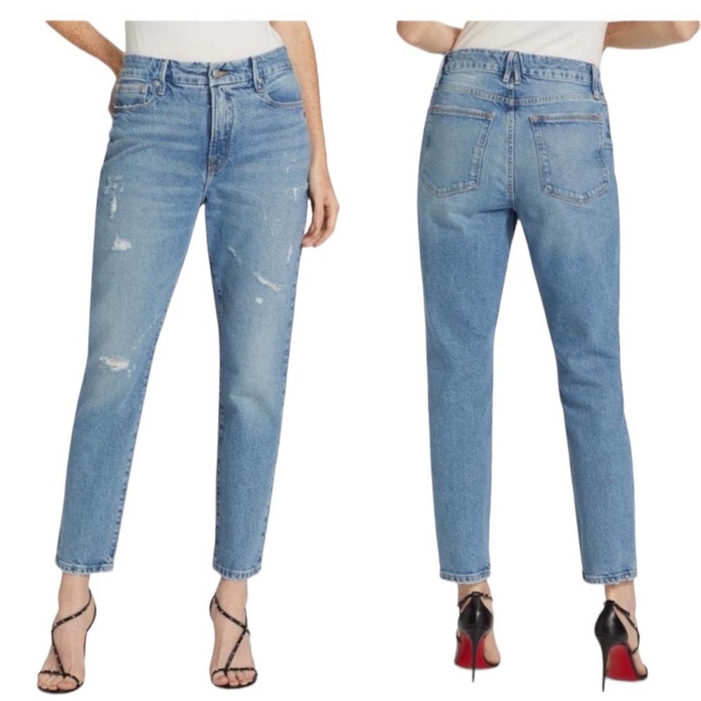 Good American Good Classic Jeans in Indigo Blue Size 2/26 New